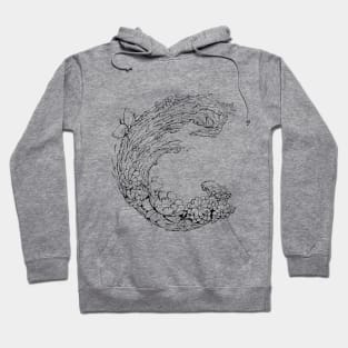 Flower Waves Hoodie